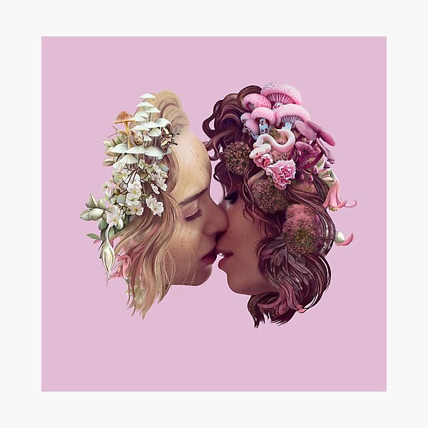 It's in my nature ... (queer pride T-shirt design by Lavinia Knight) Photographic Print