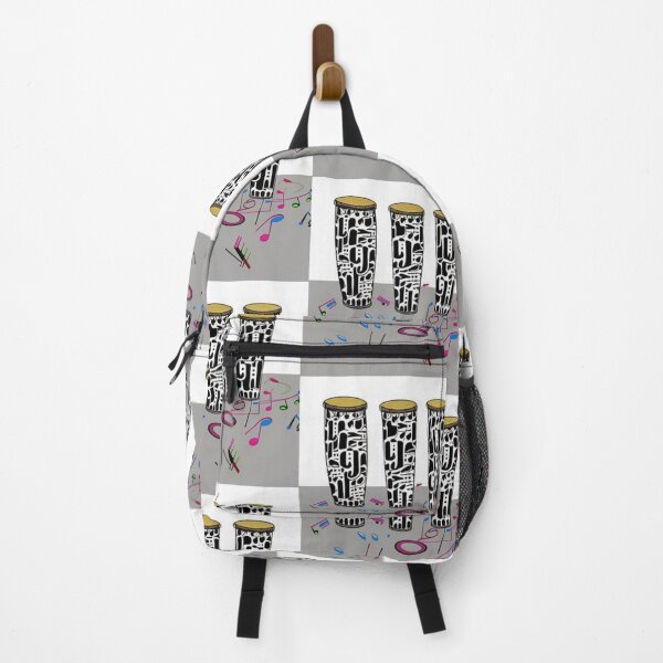 Item preview, AI Art Conga Drums in Mudcloth Print Design designed and sold by MugsNstuff Live Love Create!.