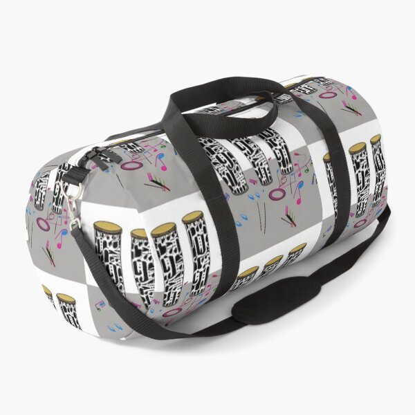 Item preview, AI Art Conga Drums in Mudcloth Print Design designed and sold by MugsNstuff Live Love Create!.