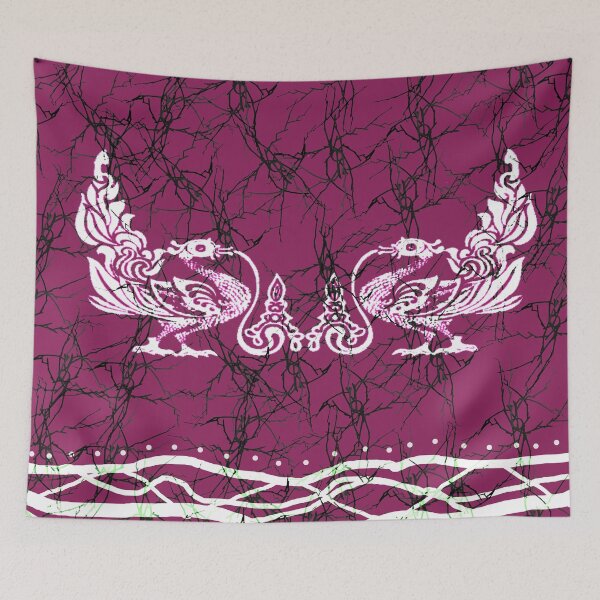 Item preview, Traditional Sri Lankan Maroon Batik Pattern designed and sold by Thilaniz.