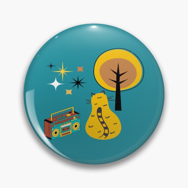Item preview,  Mid Century Modern Retro Atomic cat - Mid Century Modern Art -Mid Century Abstract designed and sold by Tamas Das.
