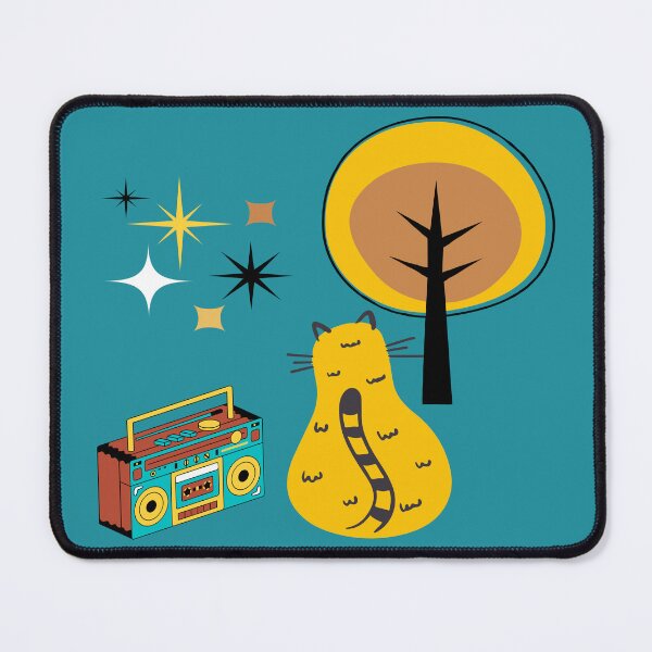 Item preview,  Mid Century Modern Retro Atomic cat - Mid Century Modern Art -Mid Century Abstract designed and sold by Tamas Das.