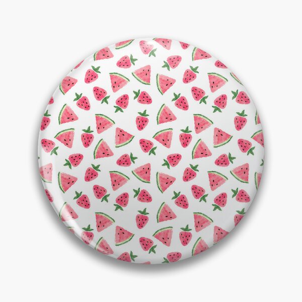Item preview, Watermelon Pattern, Watermelon and Strawberry Pattern, watercolor designed and sold by graphic-genie.