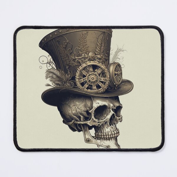 Item preview, Steampunk Skull #10 - Sticker and T-Shirt Design designed and sold by MindAsylum.
