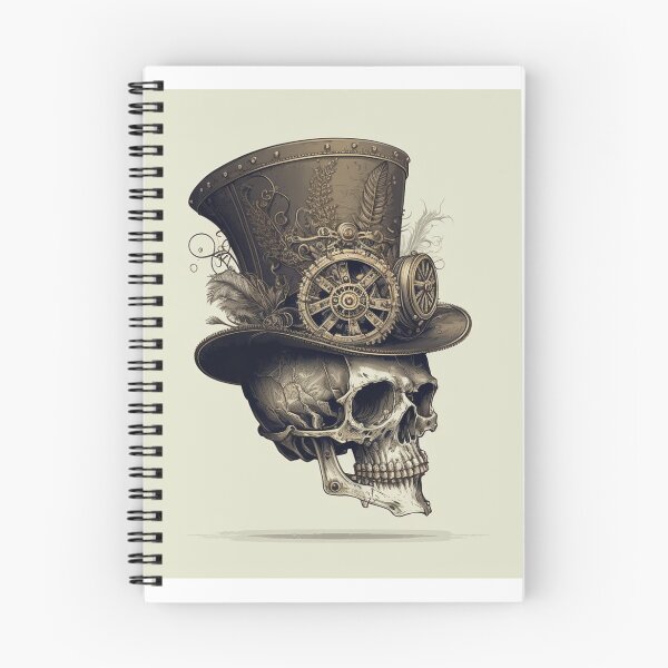 Item preview, Steampunk Skull #10 - Sticker and T-Shirt Design designed and sold by MindAsylum.