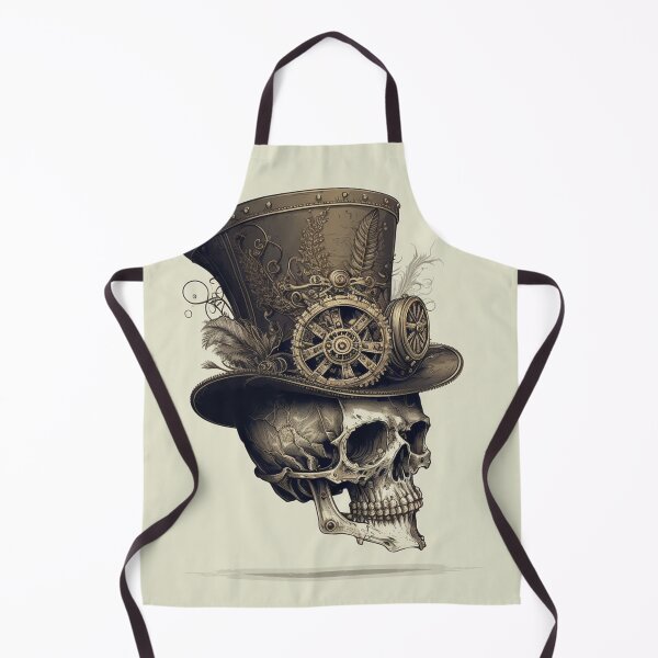 Item preview, Steampunk Skull #10 - Sticker and T-Shirt Design designed and sold by MindAsylum.