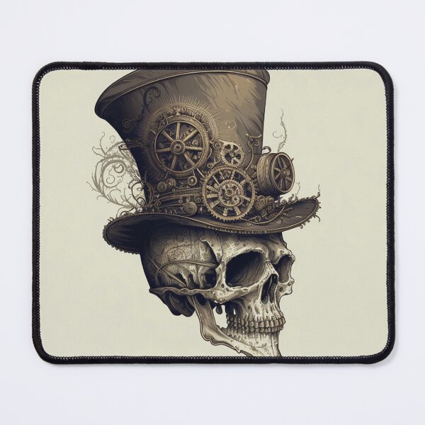 Item preview, Steampunk Skull #11 - Sticker and T-Shirt Design designed and sold by MindAsylum.