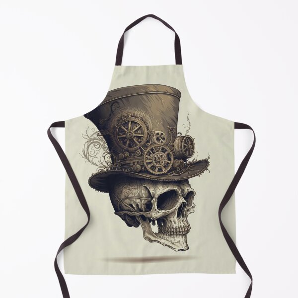 Item preview, Steampunk Skull #11 - Sticker and T-Shirt Design designed and sold by MindAsylum.