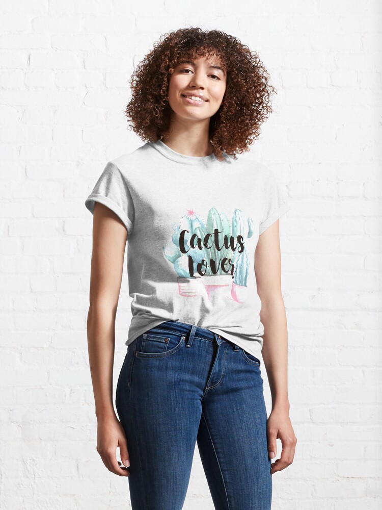 Vista alternativa de Camiseta clásica Cactus Lover