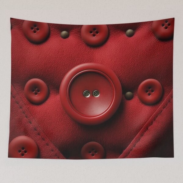 Item preview, button red designed and sold by aquinavortex.