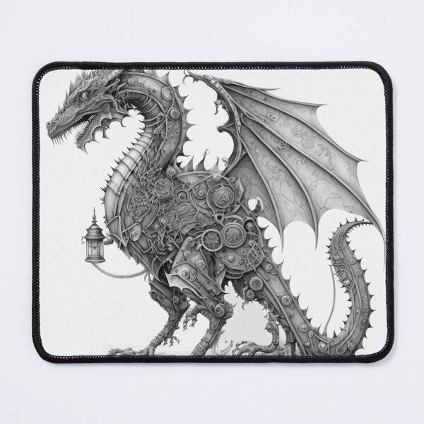 Item preview, Steampunk Dragons #4 - Sticker and T-Shirt Design designed and sold by MindAsylum.