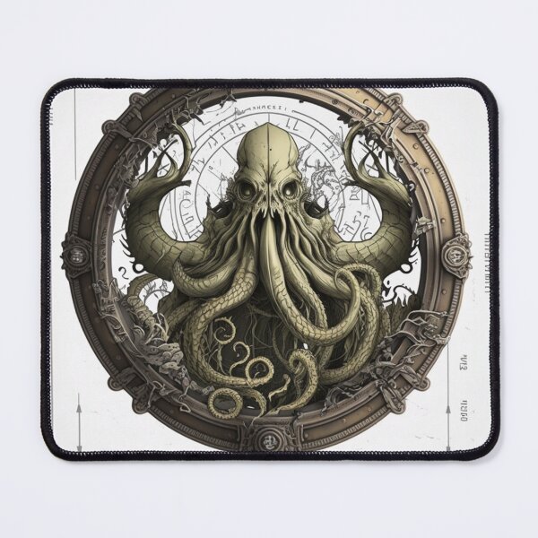 Item preview, Steampunk Cthulhu - Sticker and T-Shirt Design designed and sold by MindAsylum.