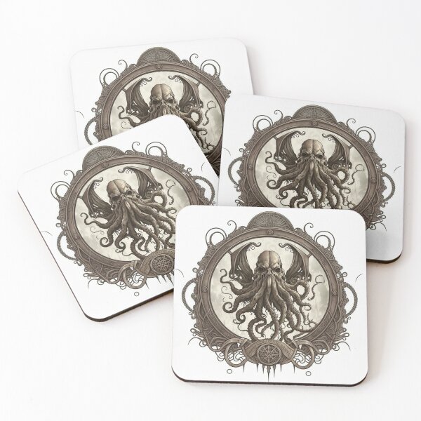Item preview, Steampunk Cthulhu #2 - Sticker and T-Shirt Design designed and sold by MindAsylum.