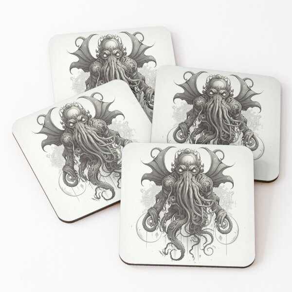 Item preview, Steampunk Cthulhu #3 - Sticker and T-Shirt Design designed and sold by MindAsylum.