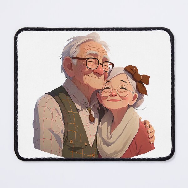 Item preview, Old Grandpa and Grandma Cute designed and sold by addthana.