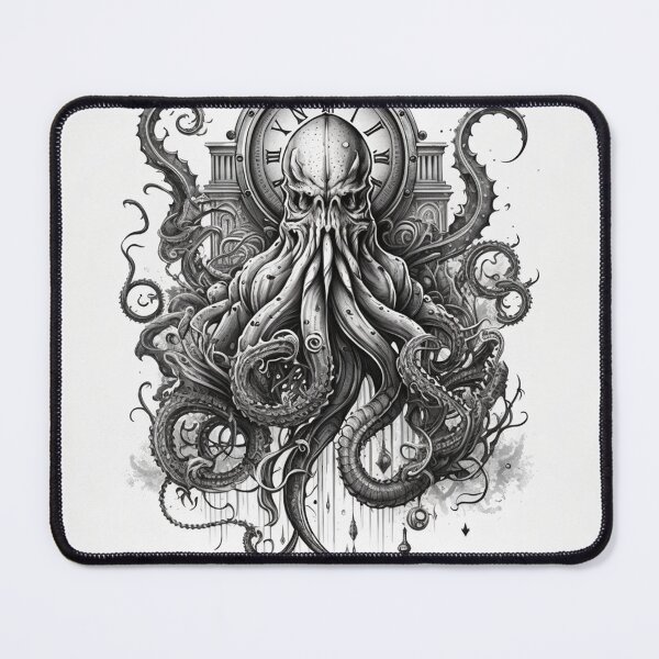 Item preview, Steampunk Cthulhu #4 - Sticker and T-Shirt Design designed and sold by MindAsylum.
