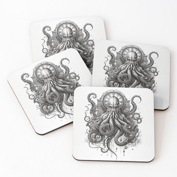 Item preview, Steampunk Cthulhu #4 - Sticker and T-Shirt Design designed and sold by MindAsylum.