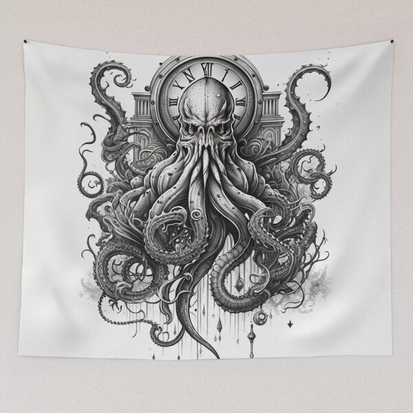 Item preview, Steampunk Cthulhu #4 - Sticker and T-Shirt Design designed and sold by MindAsylum.