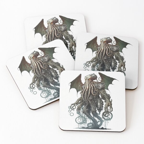 Item preview, Steampunk Cthulhu #5 - Sticker and T-Shirt Design designed and sold by MindAsylum.