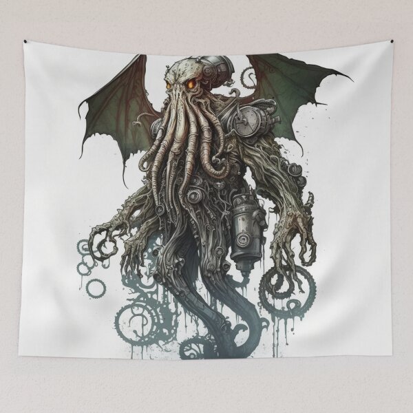 Item preview, Steampunk Cthulhu #5 - Sticker and T-Shirt Design designed and sold by MindAsylum.