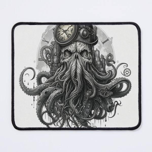 Item preview, Steampunk Cthulhu #6 - Sticker and T-Shirt Design designed and sold by MindAsylum.