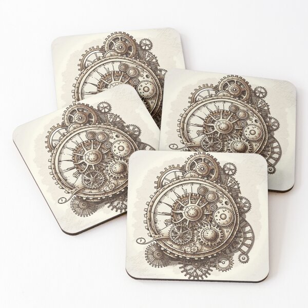 Item preview, Steampunk Gears - Sticker and T-Shirt Design designed and sold by MindAsylum.