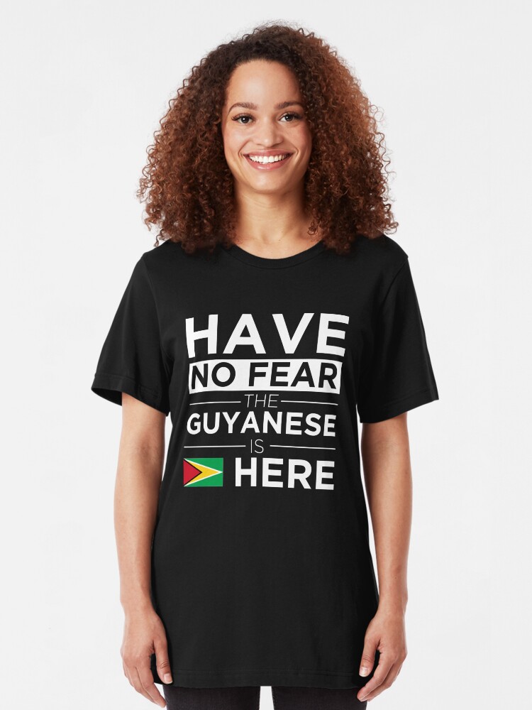 Guyana text Ladies T-Shirt