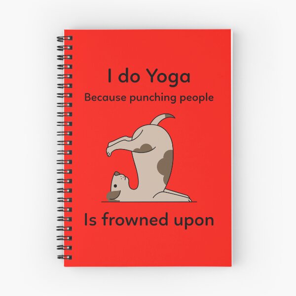 Item preview, Yoga Punching Frowned Upon designed and sold by FunTeeGraphics1.