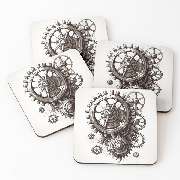 Item preview, Steampunk Gears #2 - Sticker and T-Shirt Design designed and sold by MindAsylum.