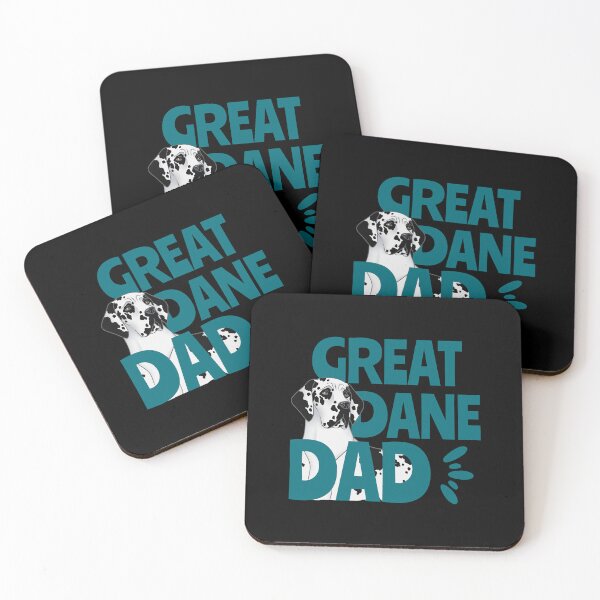 Item preview, Harlequin Great Dane Dad, Original Digital Illustration II, The Perfect Gift For Dad! designed and sold by anacecilia.