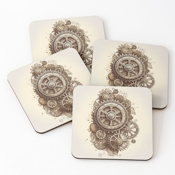Item preview, Steampunk Gears #3 - Sticker and T-Shirt Design designed and sold by MindAsylum.