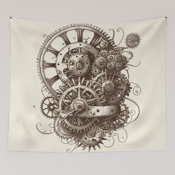 Item preview, Steampunk Gears #4 - Sticker and T-Shirt Design designed and sold by MindAsylum.