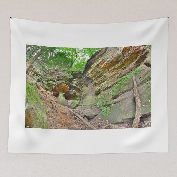 Item preview, Rock House From The Outside Hocking Hills Ohio designed and sold by LisaWootenPhoto.