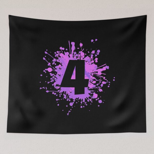 Artikelvorschau, Number 4th Color Splash entworfen und verkauft von onicon.