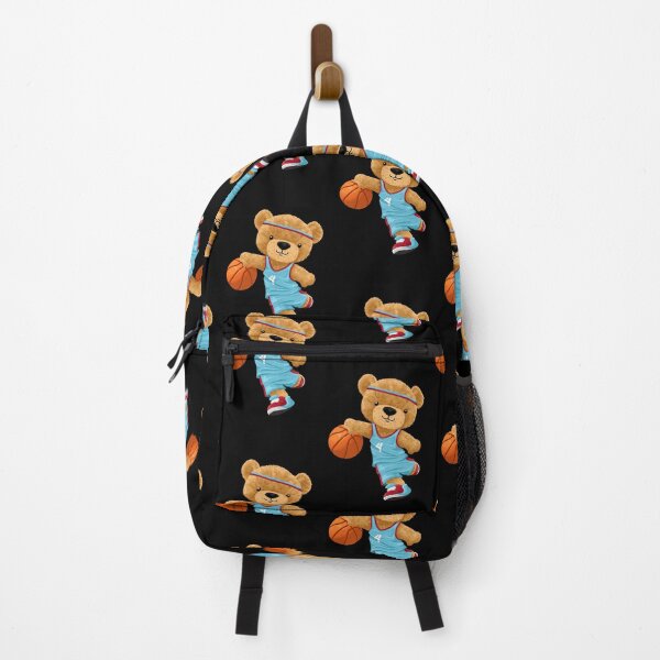 Item preview, Hand drawn teddy bear illustration playing basketball designed and sold by Bhonard 21.