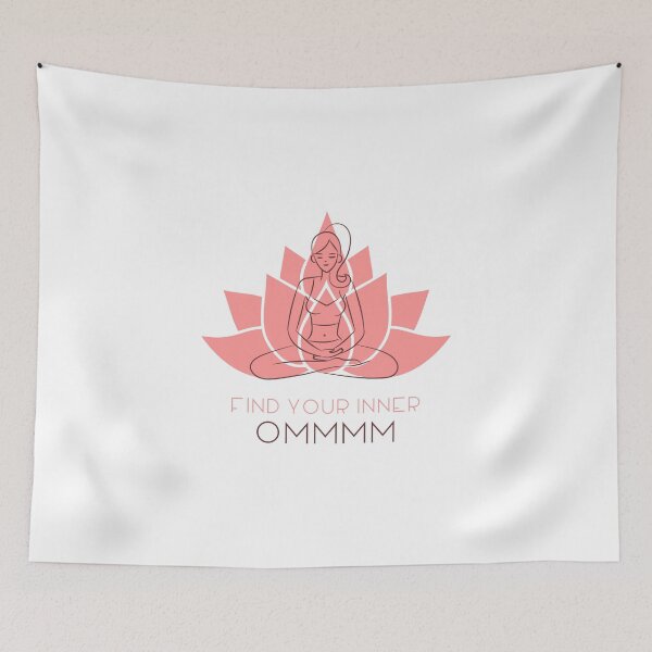 Item preview, Find Your Inner Ommmm Yoga designed and sold by FunTeeGraphics1.