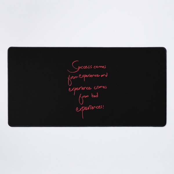 Item preview, Success comes from experience and experience comes from bad experiences motivational text design-79 PNG designed and sold by Metaversigns2-O.