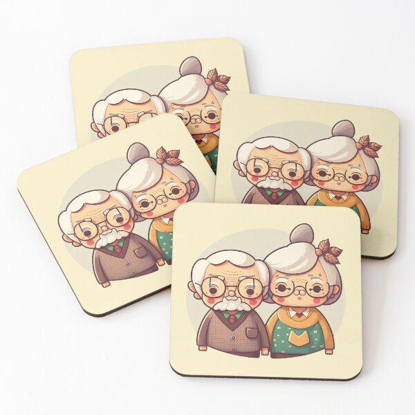 Item preview, Cute Old Couple Grow Old Together Forever designed and sold by ultra-cute.