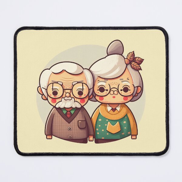 Item preview, Cute Old Couple Grow Old Together Forever designed and sold by ultra-cute.