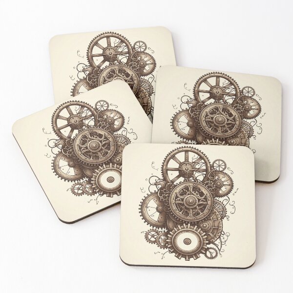 Item preview, Steampunk Gears #7 - Sticker and T-Shirt Design designed and sold by MindAsylum.