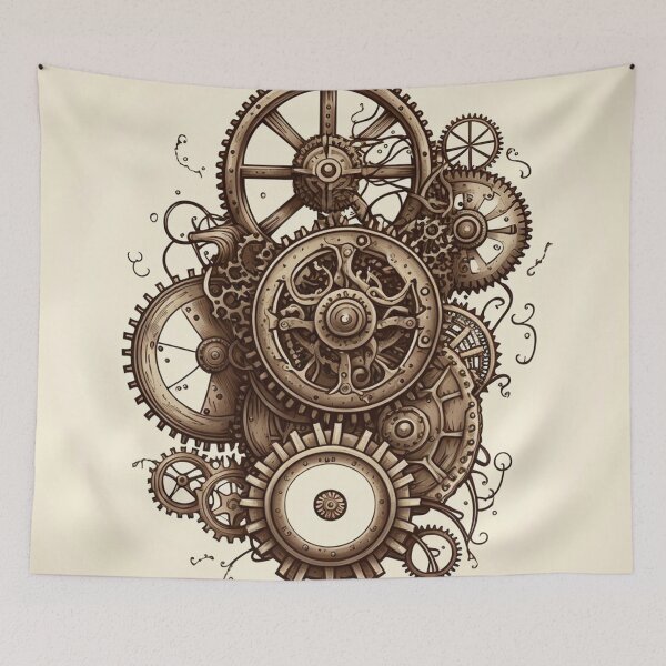 Item preview, Steampunk Gears #7 - Sticker and T-Shirt Design designed and sold by MindAsylum.