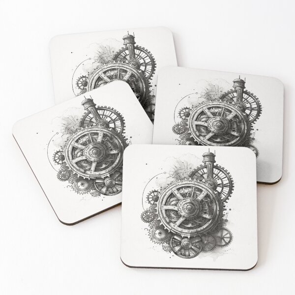 Item preview, Steampunk Gears #8 - Sticker and T-Shirt Design designed and sold by MindAsylum.