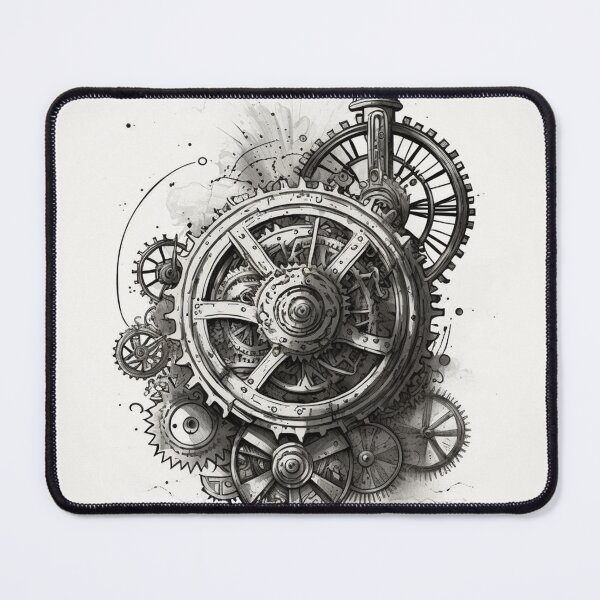 Item preview, Steampunk Gears #8 - Sticker and T-Shirt Design designed and sold by MindAsylum.