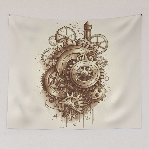 Item preview, Steampunk Gears #9 - Sticker and T-Shirt Design designed and sold by MindAsylum.