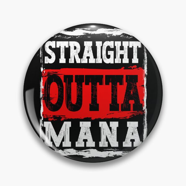 Aperçu de l'œuvre Straight Outta Mana créée et vendue par SimplyBubblez.