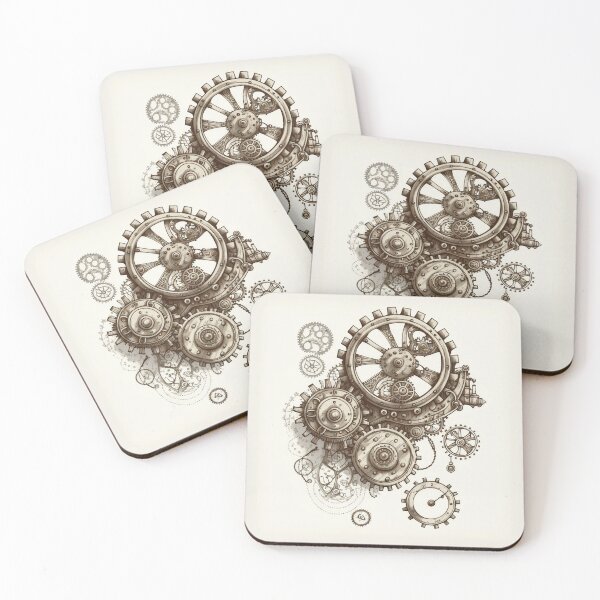 Item preview, Steampunk Gears #11 - Sticker and T-Shirt Design designed and sold by MindAsylum.