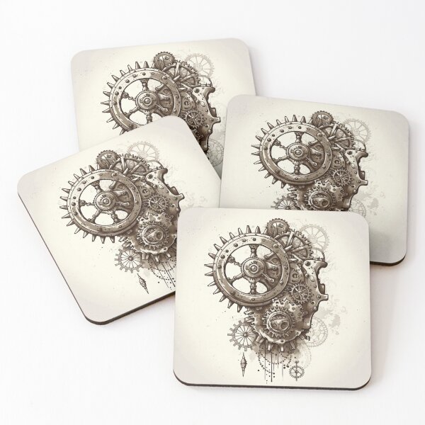 Item preview, Steampunk Gears #12 - Sticker and T-Shirt Design designed and sold by MindAsylum.