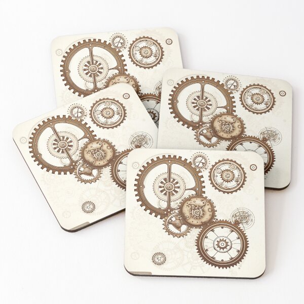 Item preview, Steampunk Gears #13 - Sticker and T-Shirt Design designed and sold by MindAsylum.