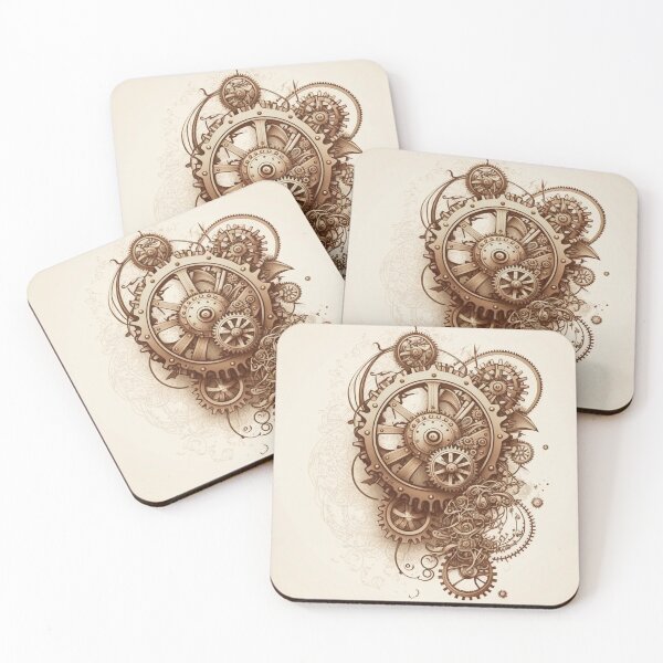 Item preview, Steampunk Gears #14 - Sticker and T-Shirt Design designed and sold by MindAsylum.