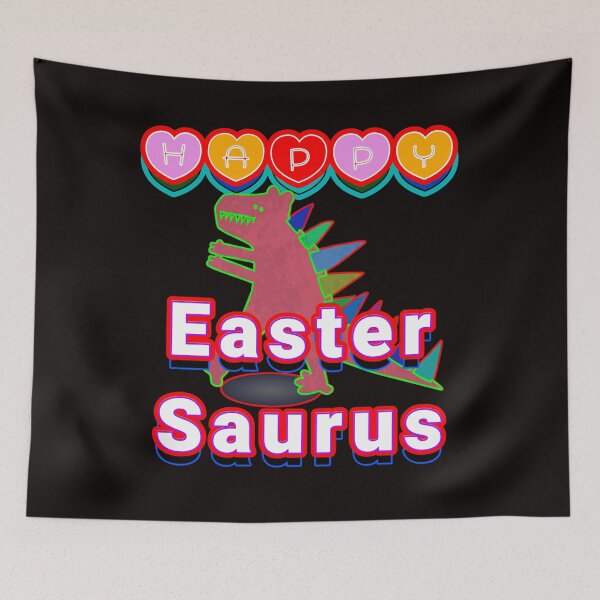 Item preview, Easter Saurus Rex Dinosaur T Rex Bunny Basket Eggs Easter designed and sold by Dodern.